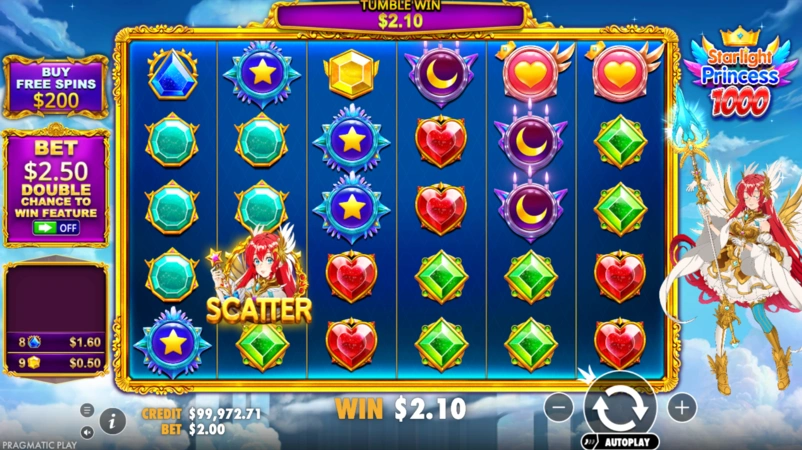 Starlight Princess 1000 Slot Temă